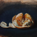Mandarin, Öl auf Leinwand,  ca. 40 x 50 cm , 2022